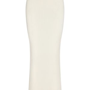 Fontelina Skirt - Ivory Knit Rib