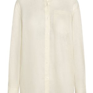 La Jolla Linen Shirt - Ivory Linen