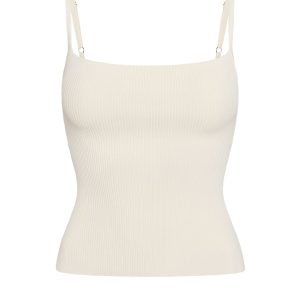 Provence Top - Ivory Knit Rib