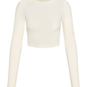 Hayworth Long Sleeve - Ivory Lightweight Rib