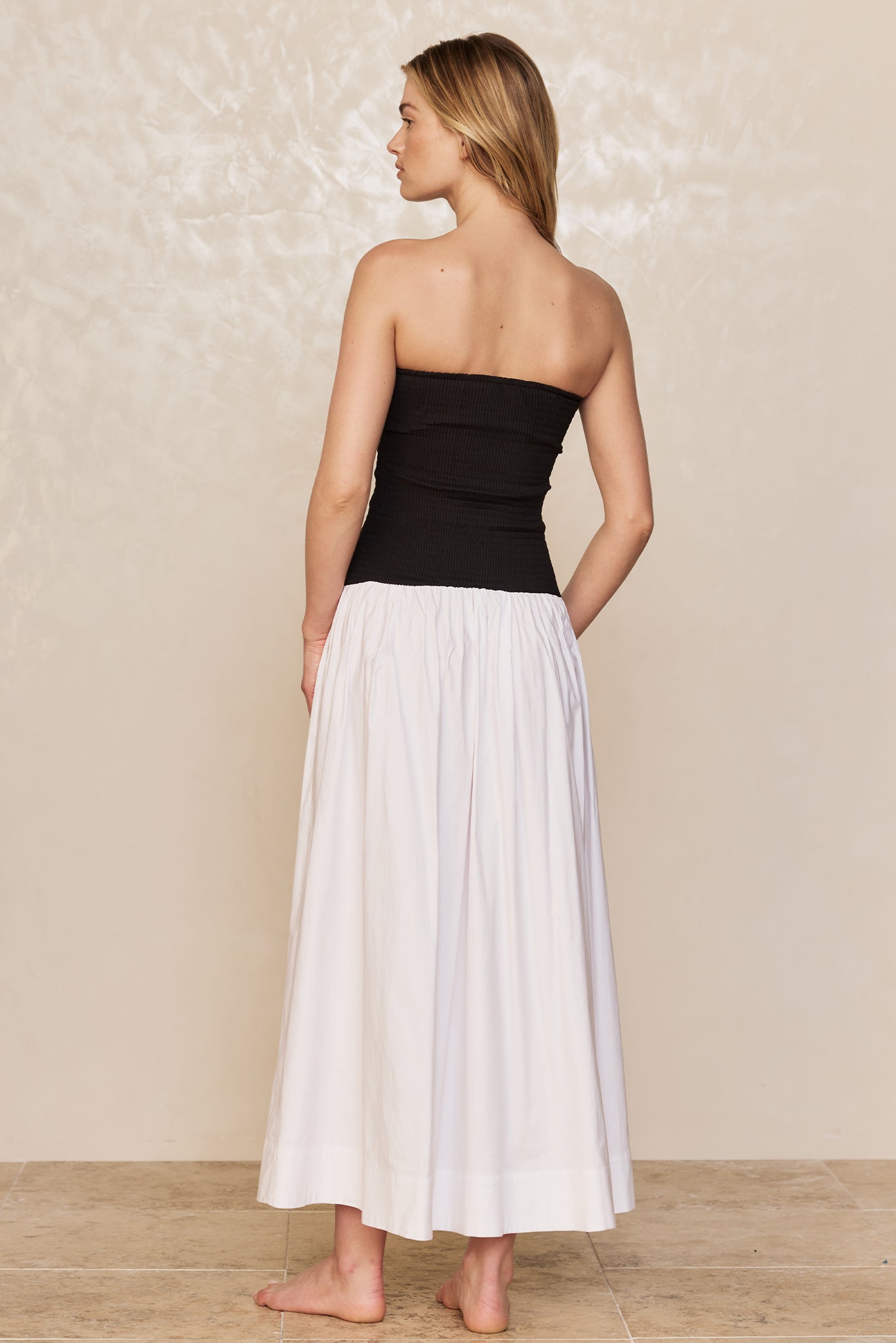 Rio Dress - White/Black - Image 4