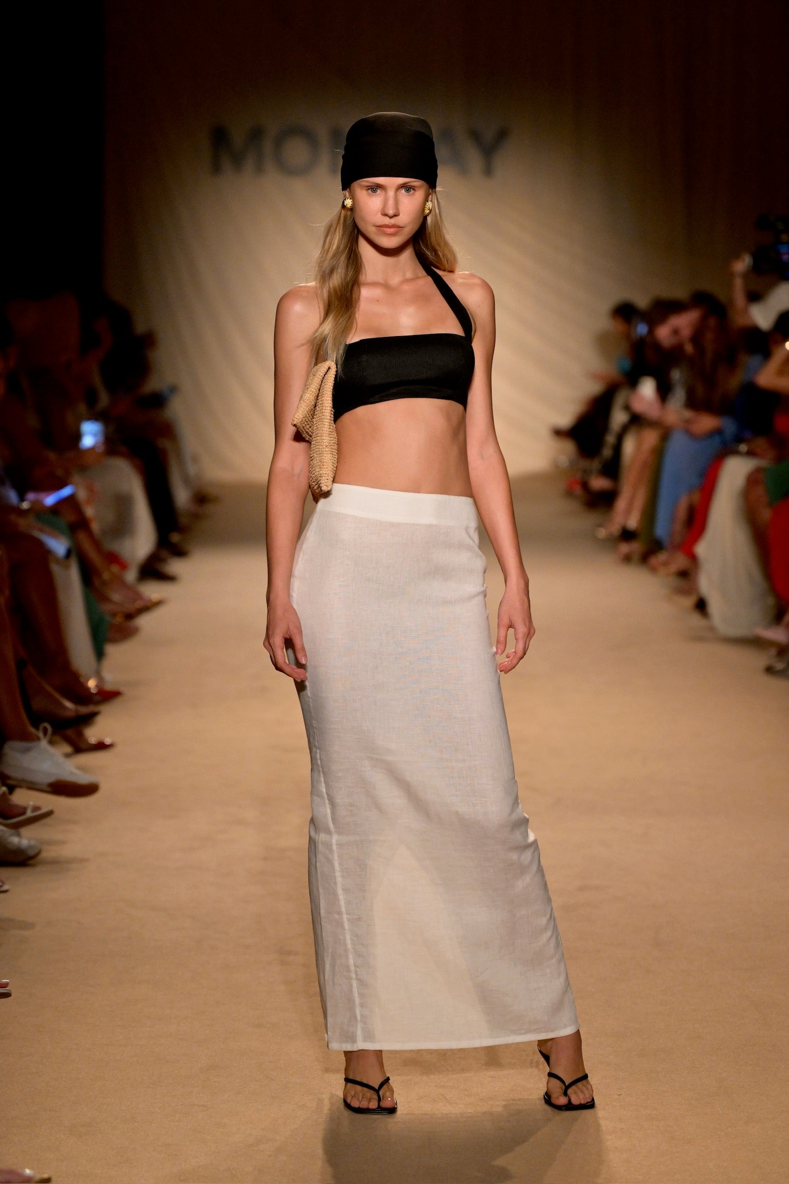 Montserrat Top - Black Linen - Image 2