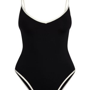 Ravello One Piece - Black/Ivory