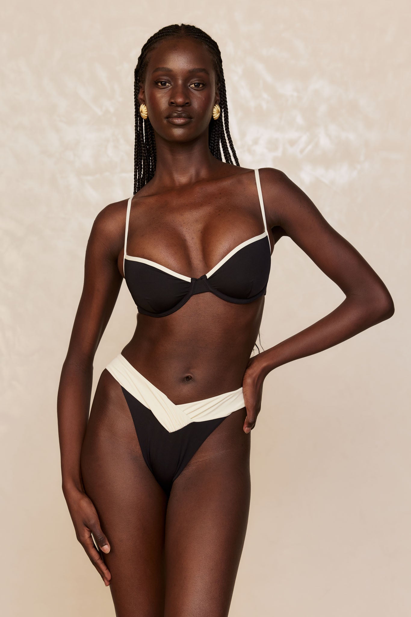 Marseille Bottom - Black/Ivory - Image 6