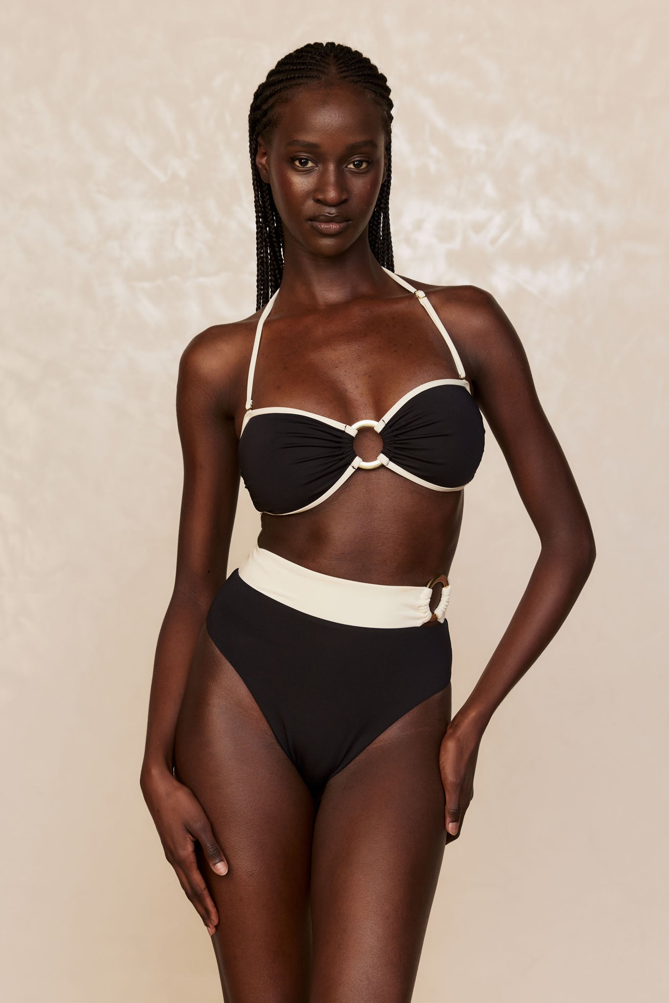 Costa Rica Bottom - Black/Ivory - Image 4