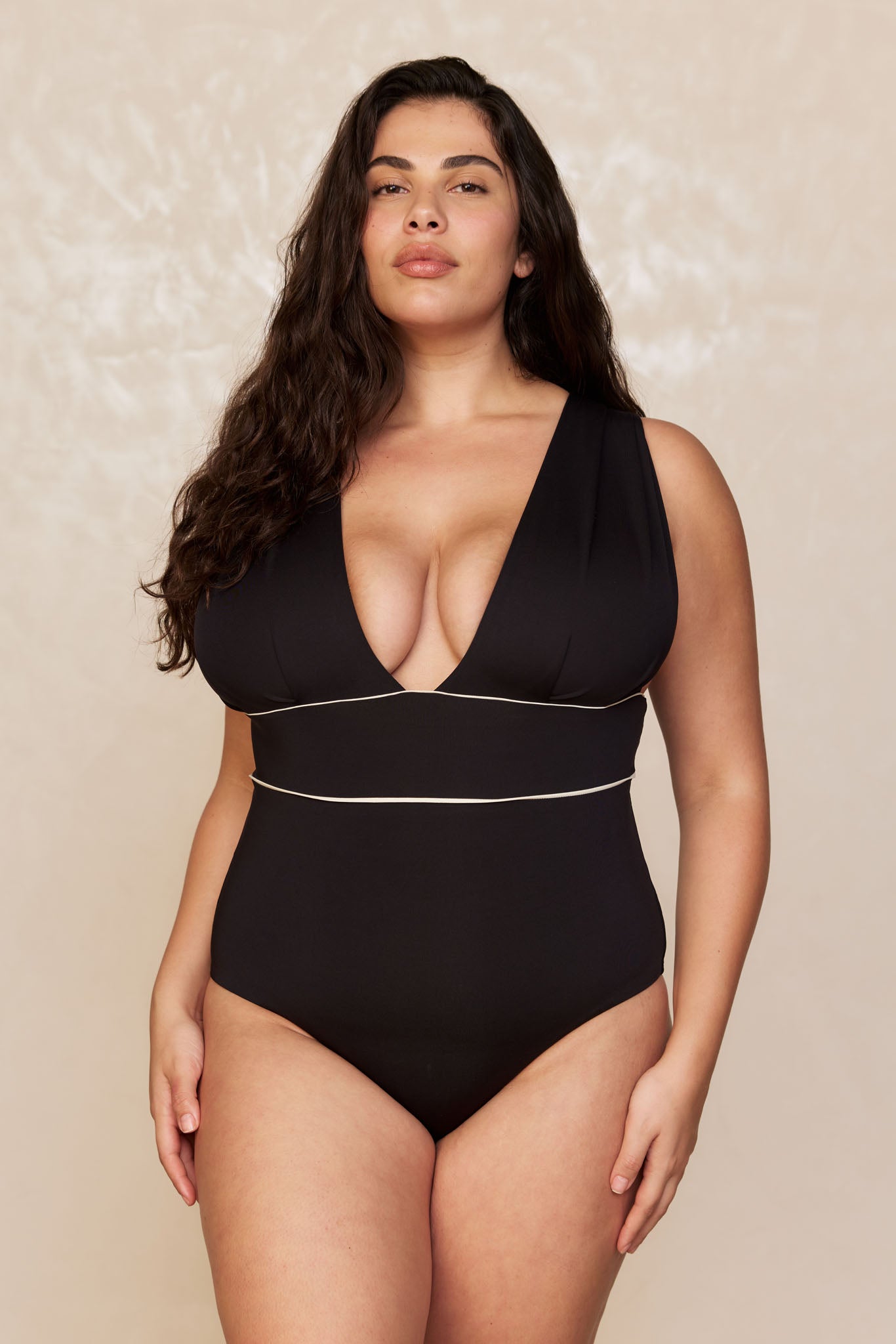 Aruba One Piece - Black/Ivory - Image 6