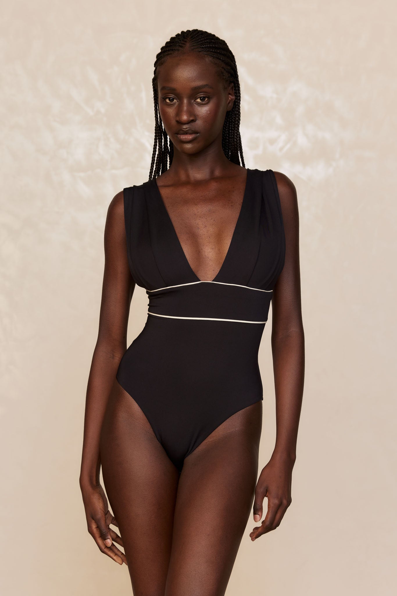 Aruba One Piece - Black/Ivory - Image 4