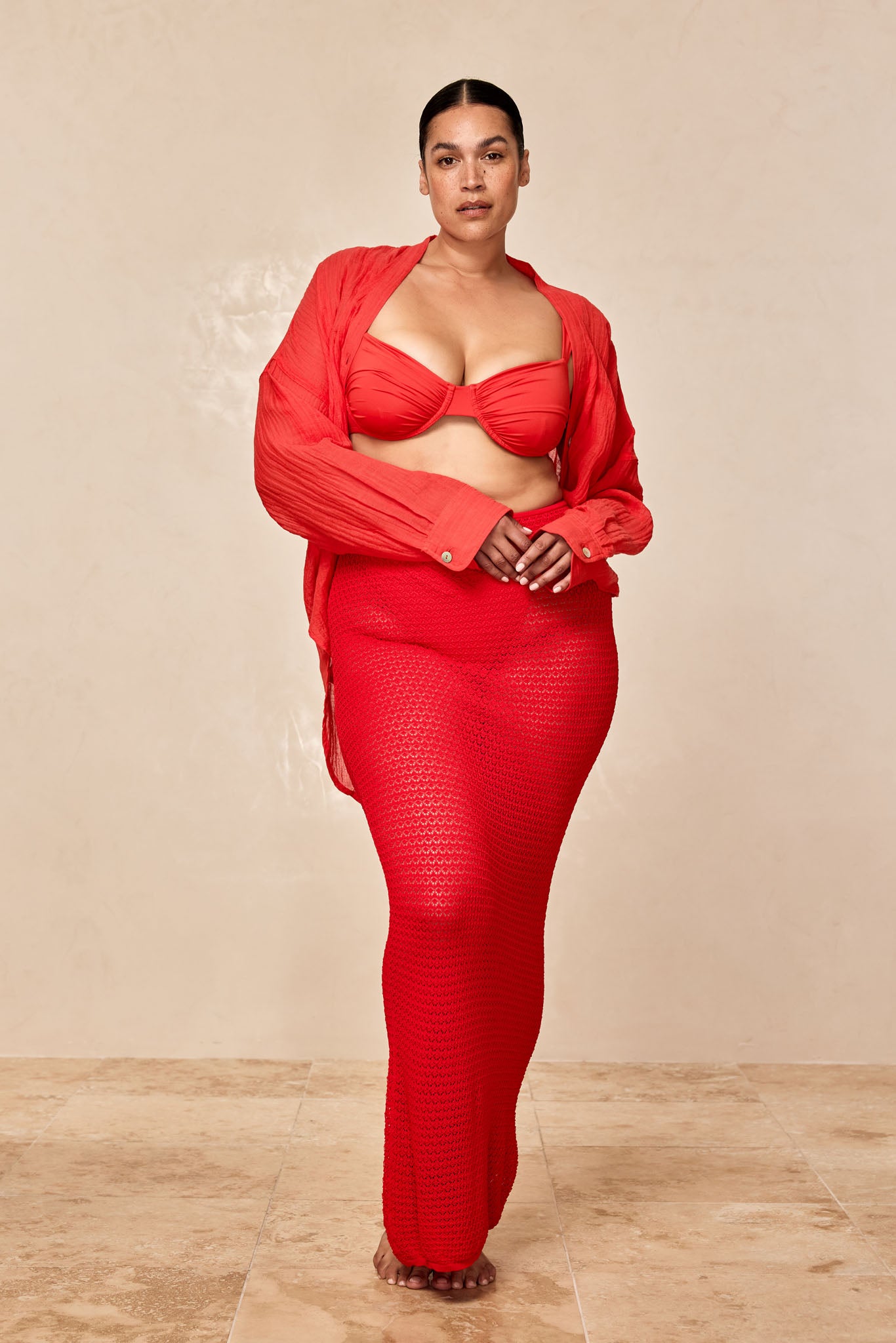 Fontelina Skirt - Chili Pepper Lace Crochet - Image 7