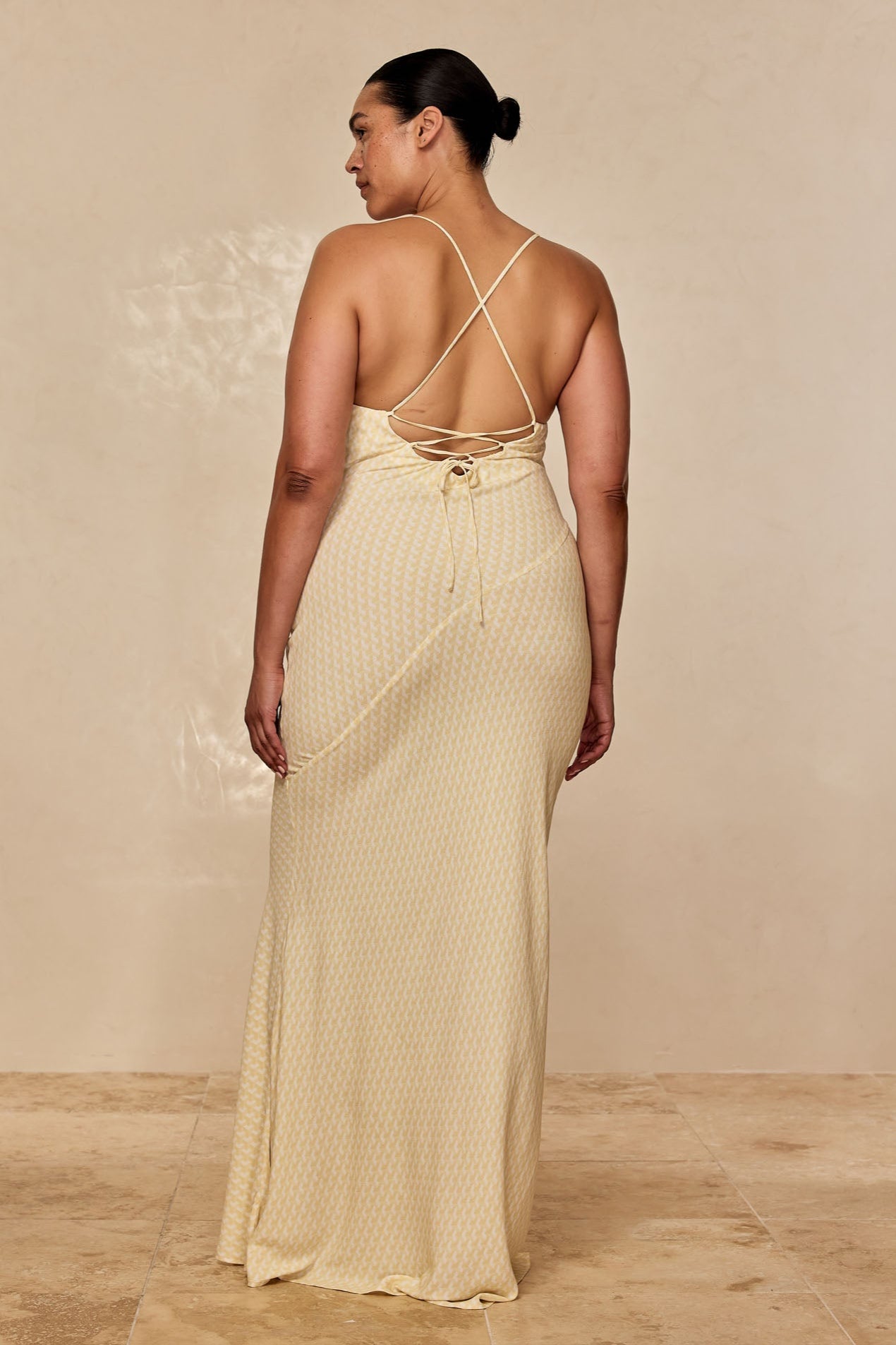 Cote D'azur Dress - Ivory Geo - Image 5
