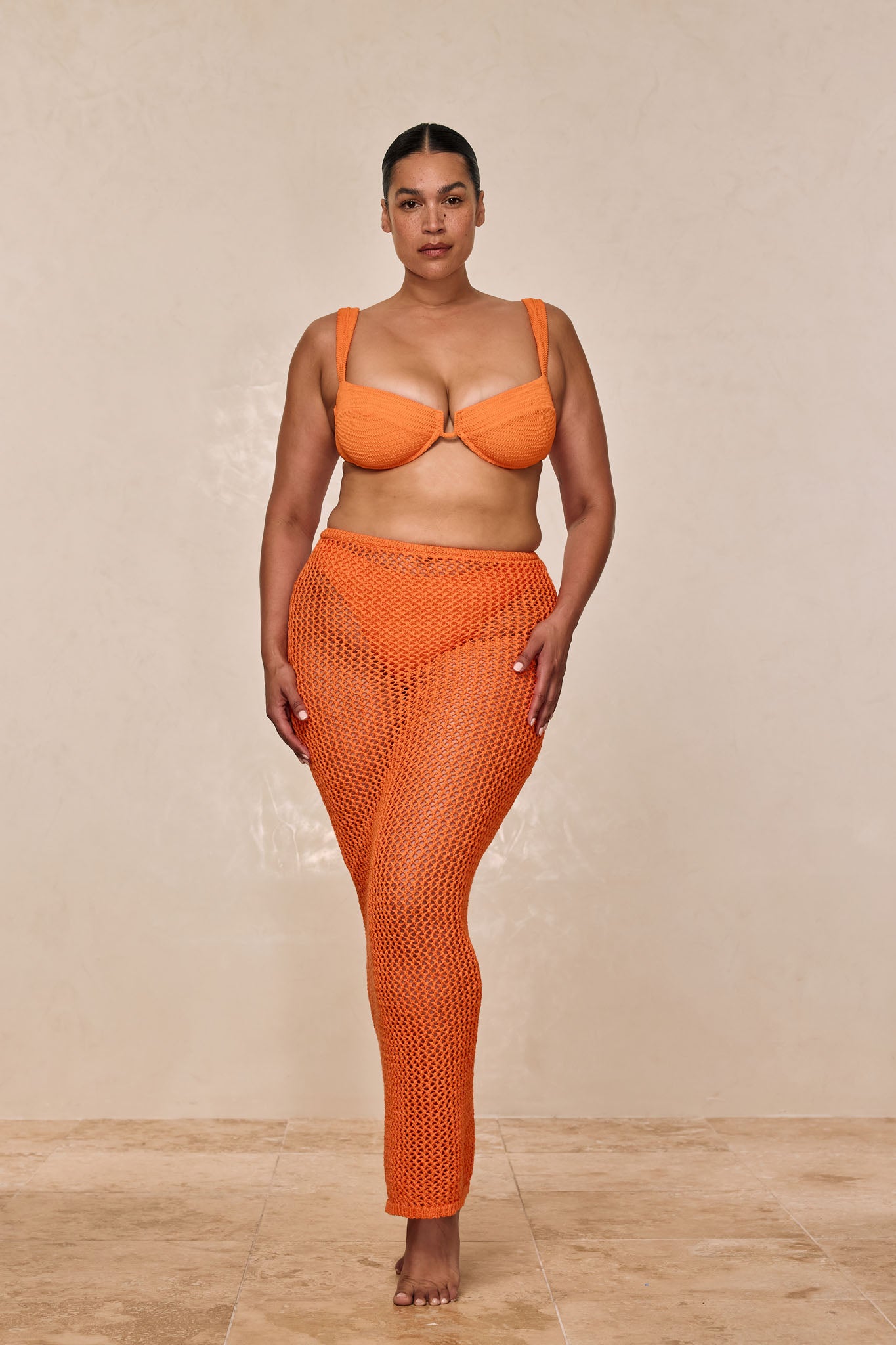 Fontelina Skirt - Tangerine Petit Crochet - Image 6