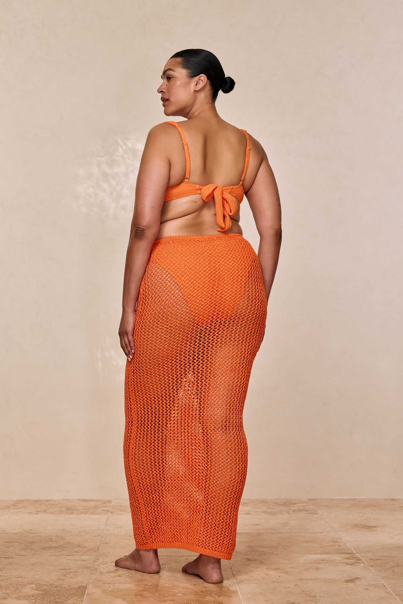 Fontelina Skirt - Tangerine Petit Crochet - Image 7
