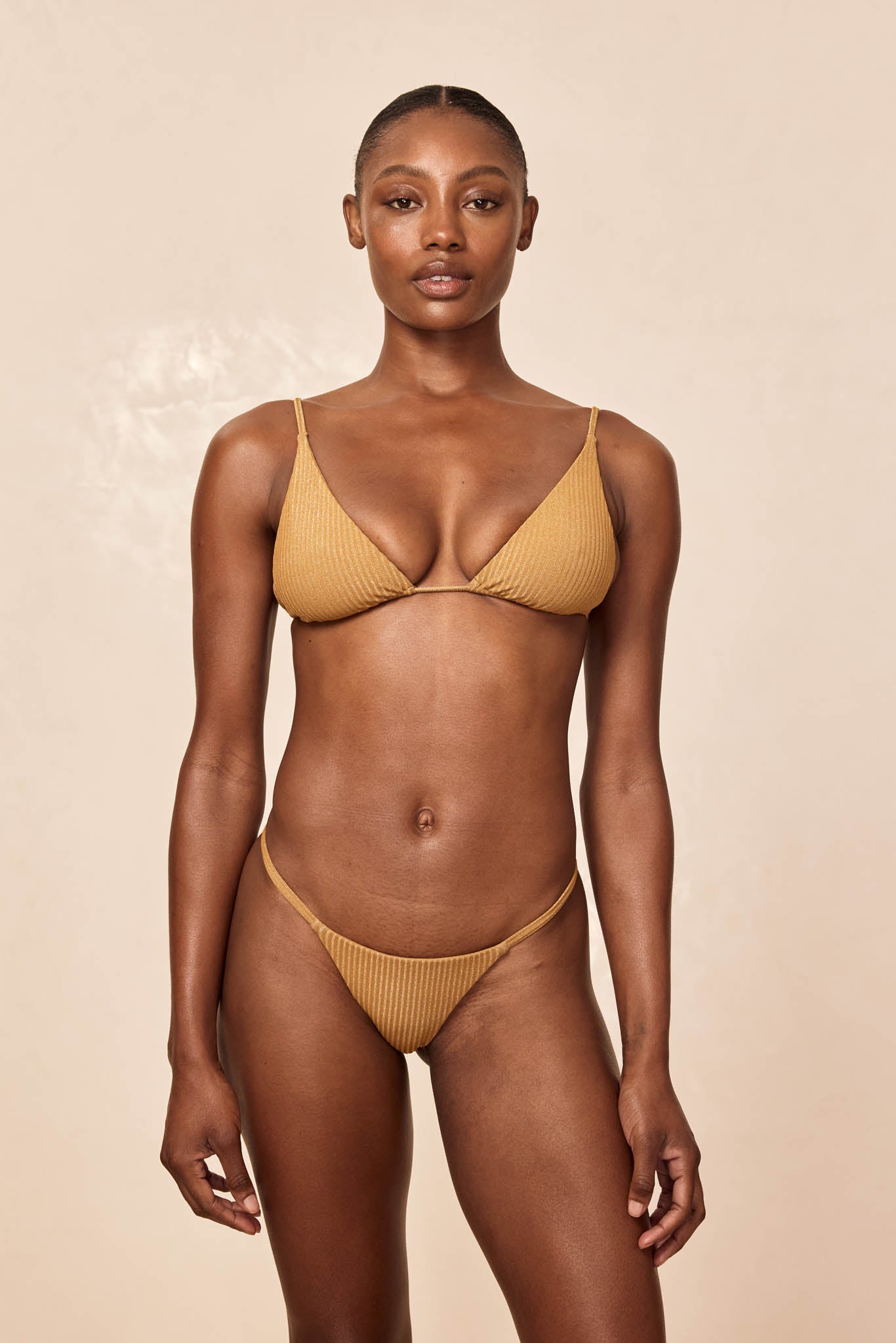 Barbados Bottom - Antique Gold Lurex Rib - Image 3