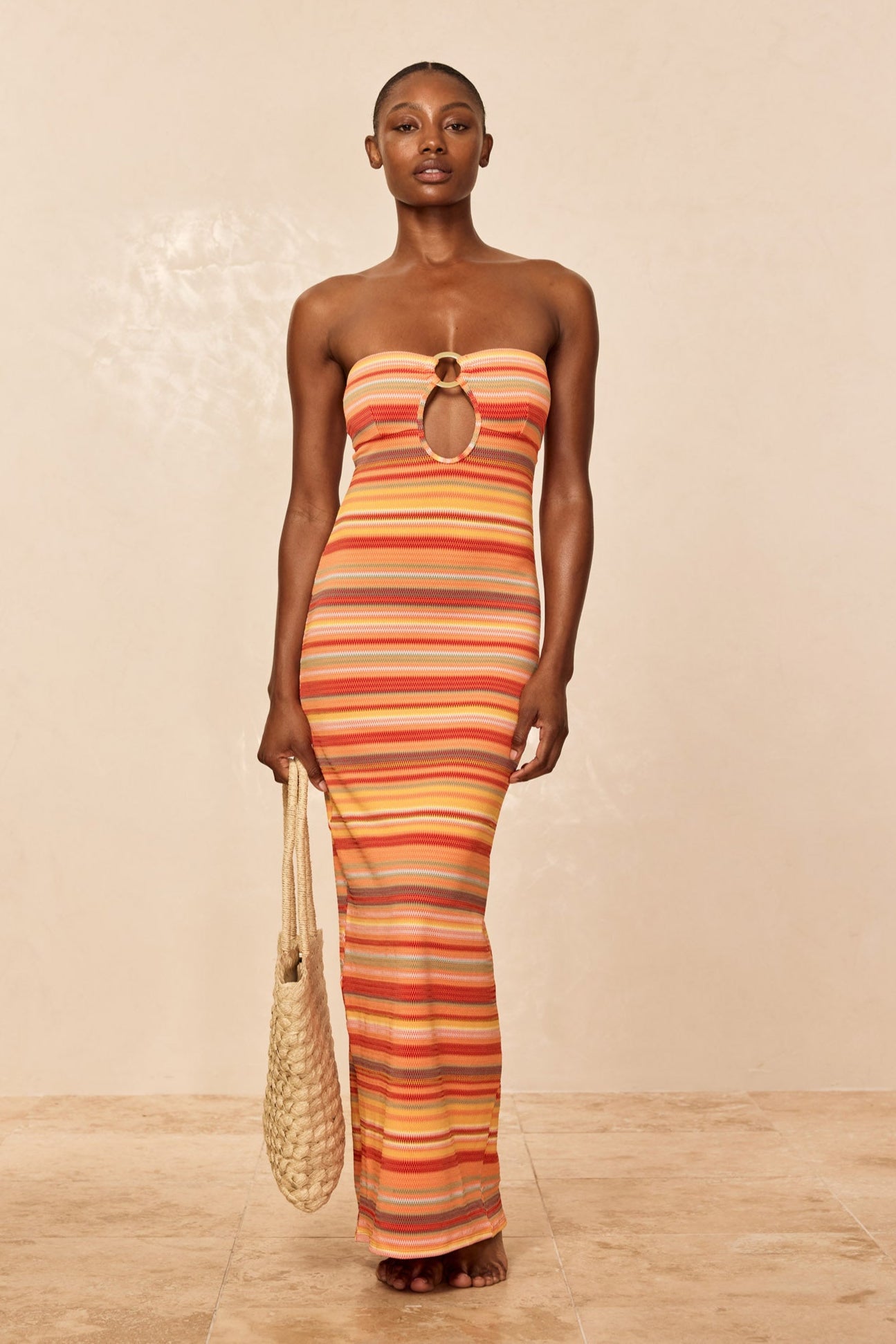 Montego Bandeau Dress - Sardinia Stripe - Image 6
