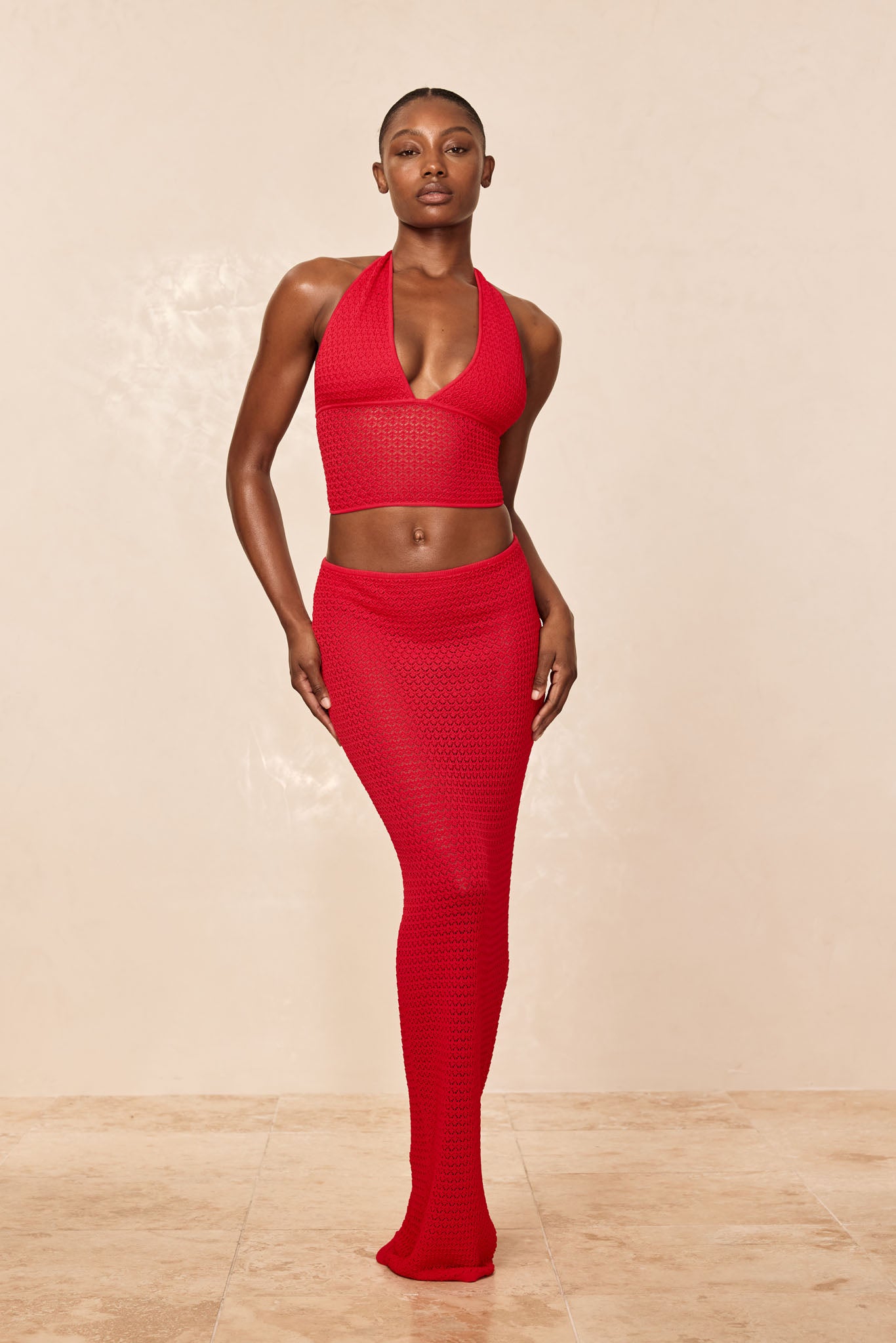 Fontelina Skirt - Chili Pepper Lace Crochet - Image 5