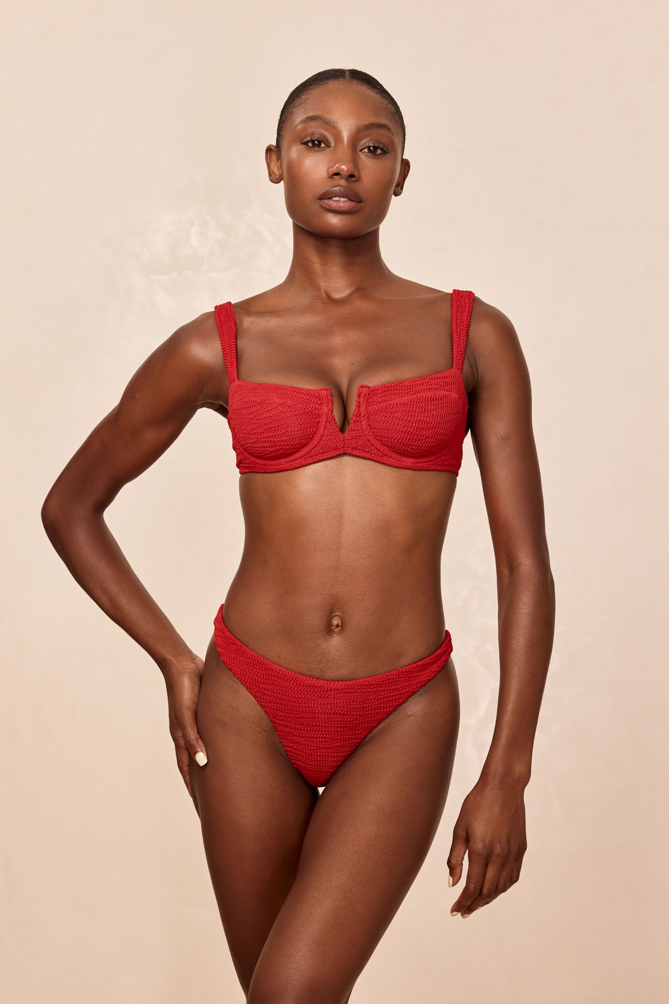 Clovelly Top - Cherry Crinkle - Image 4