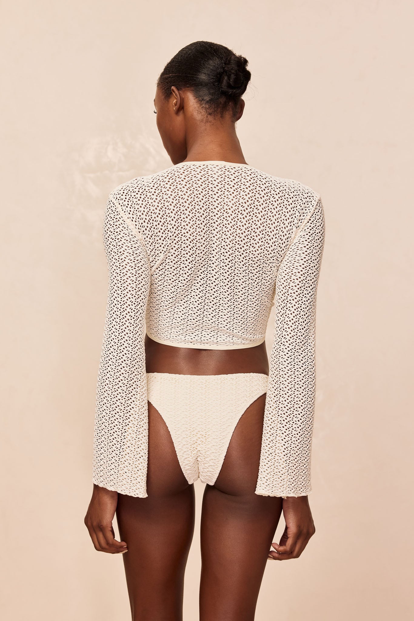 St. Barth's Top - Ivory Crochet - Image 4