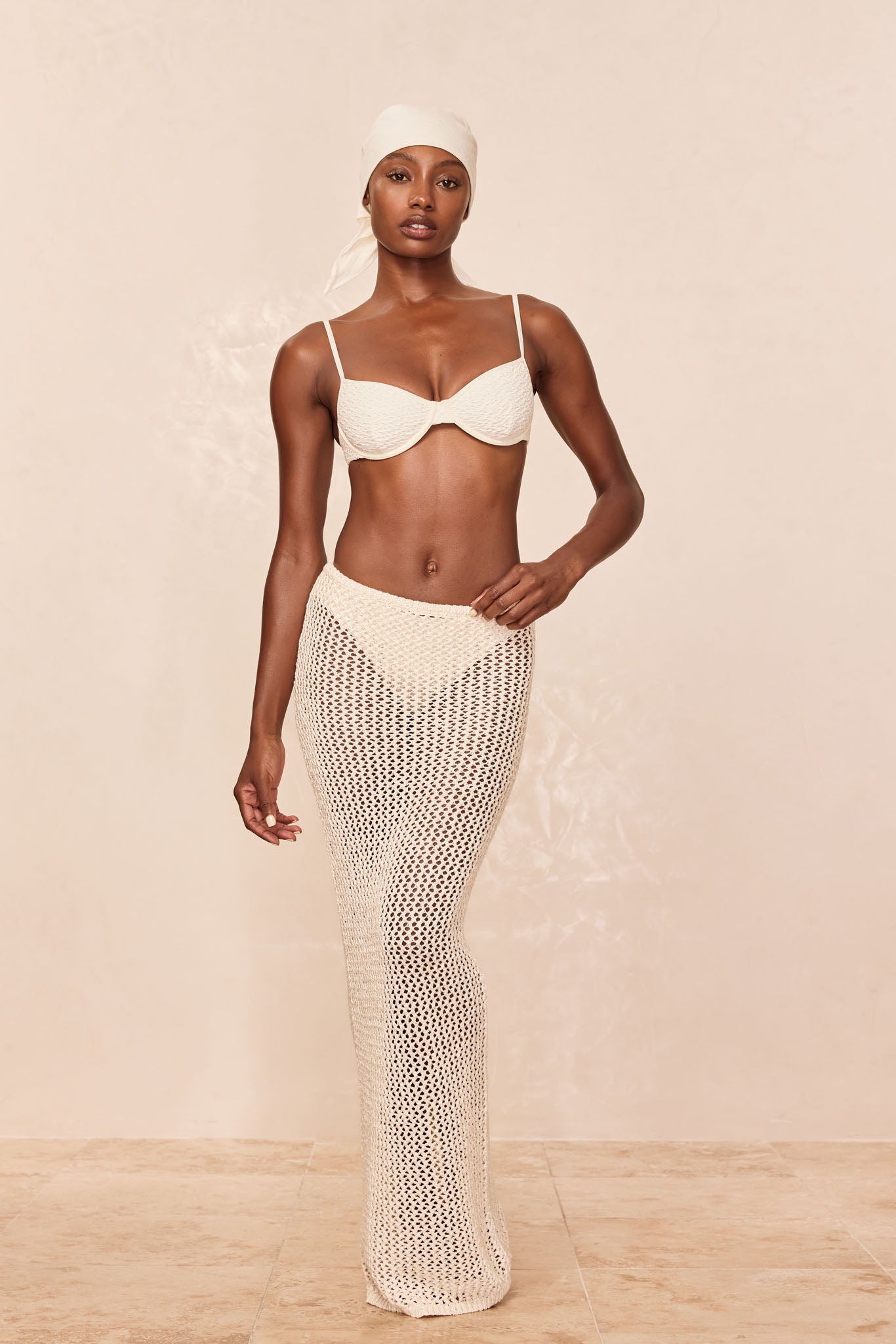 Fontelina Skirt - Ivory Petit Crochet - Image 5