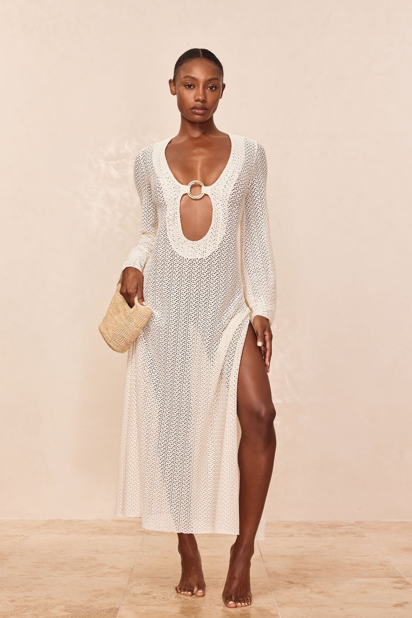 Montego Dress - Ivory Crochet - Image 3