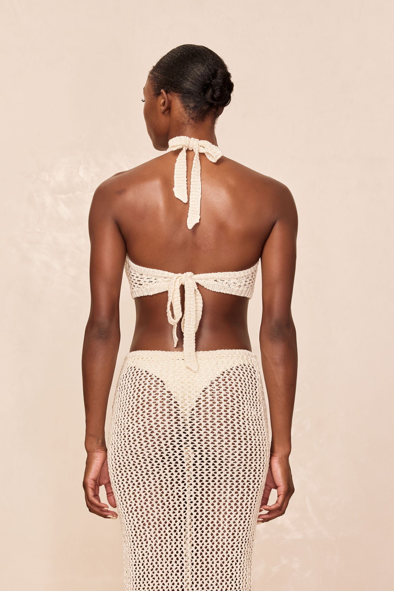 Napoli Top - Ivory Chunky Crochet - Image 3