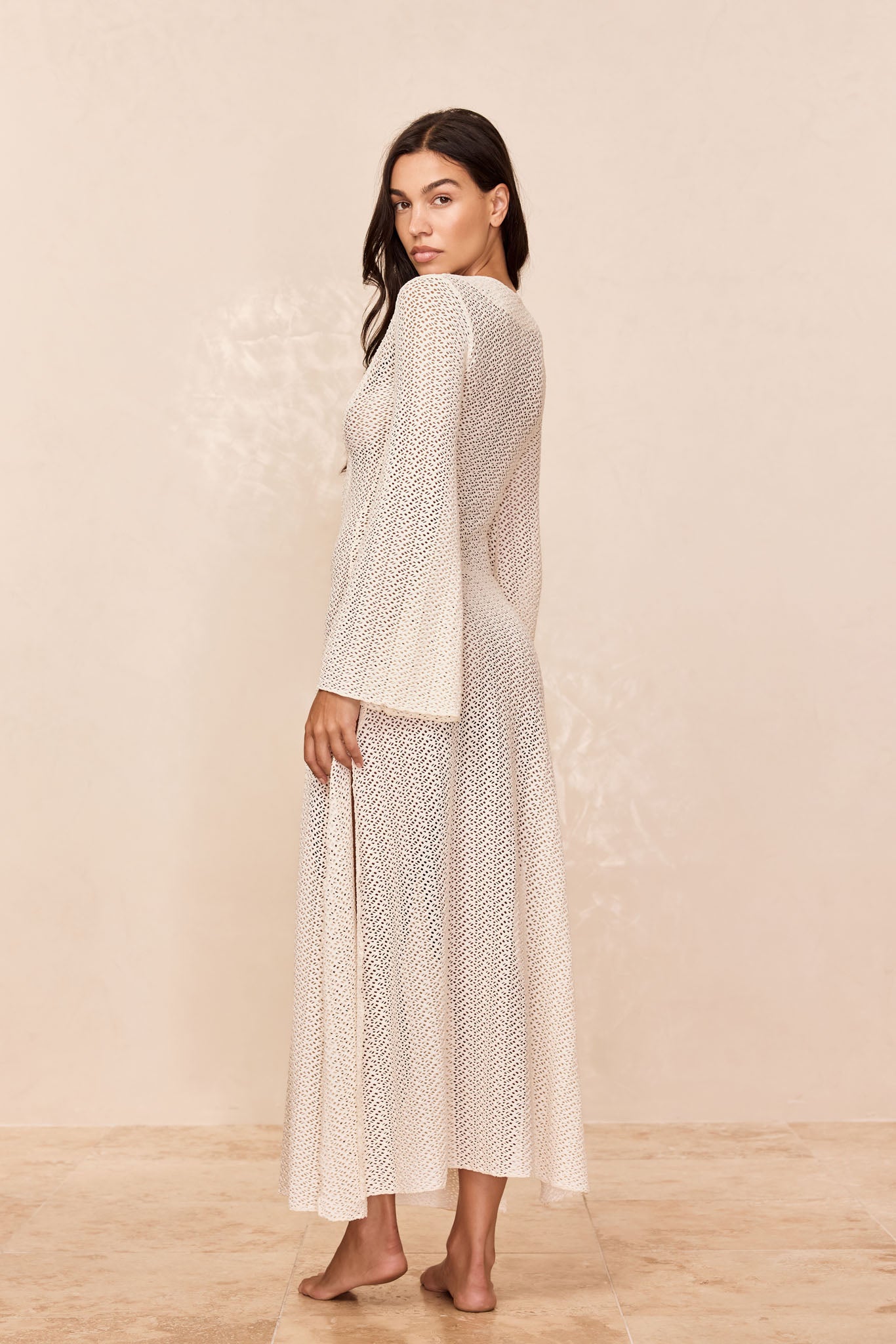 Montego Dress - Ivory Crochet - Image 6