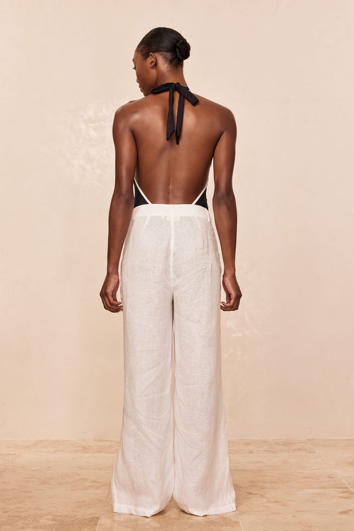 Casablanca Pants - White Linen - Image 6