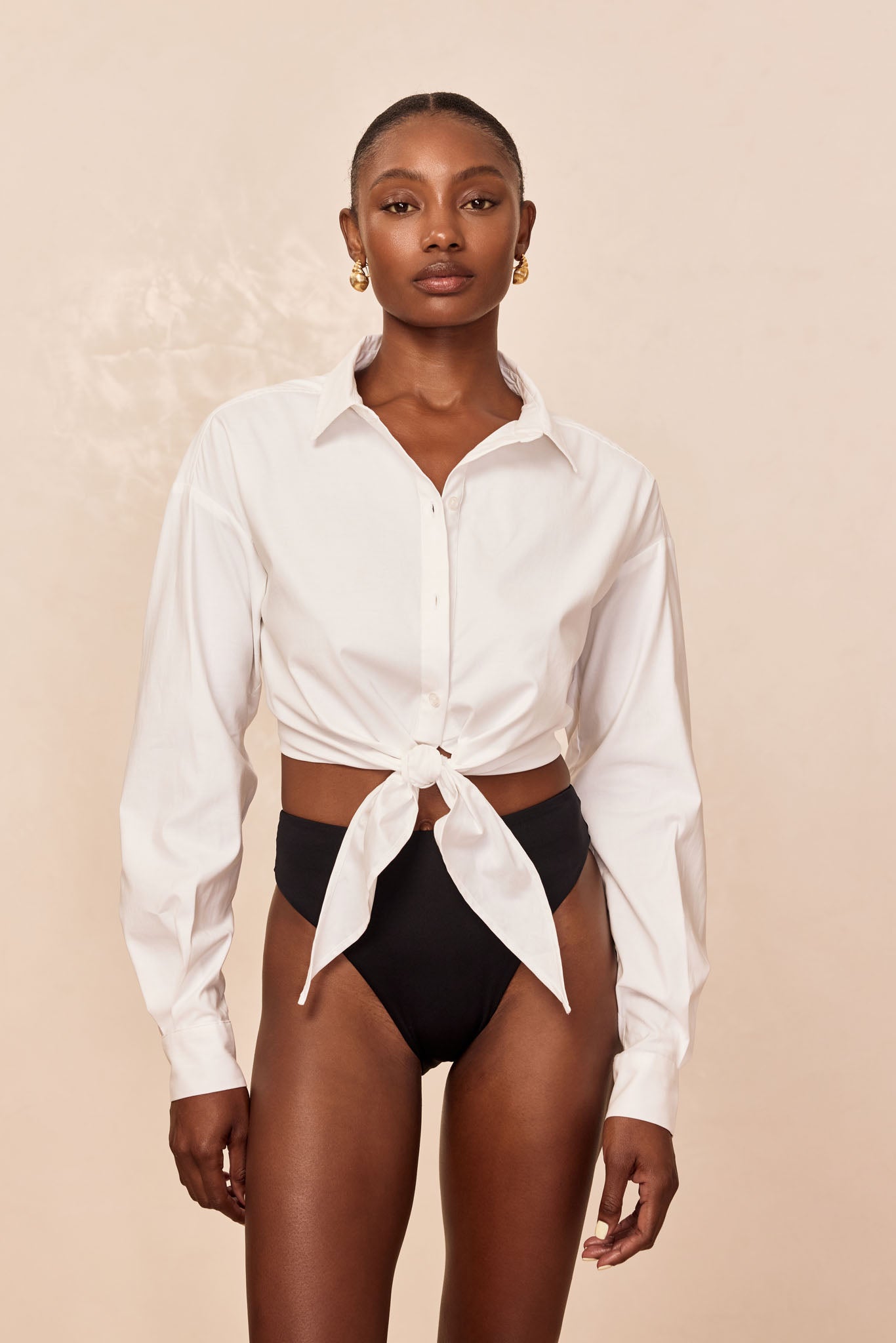 La Jolla Tie Shirt - White - Image 3