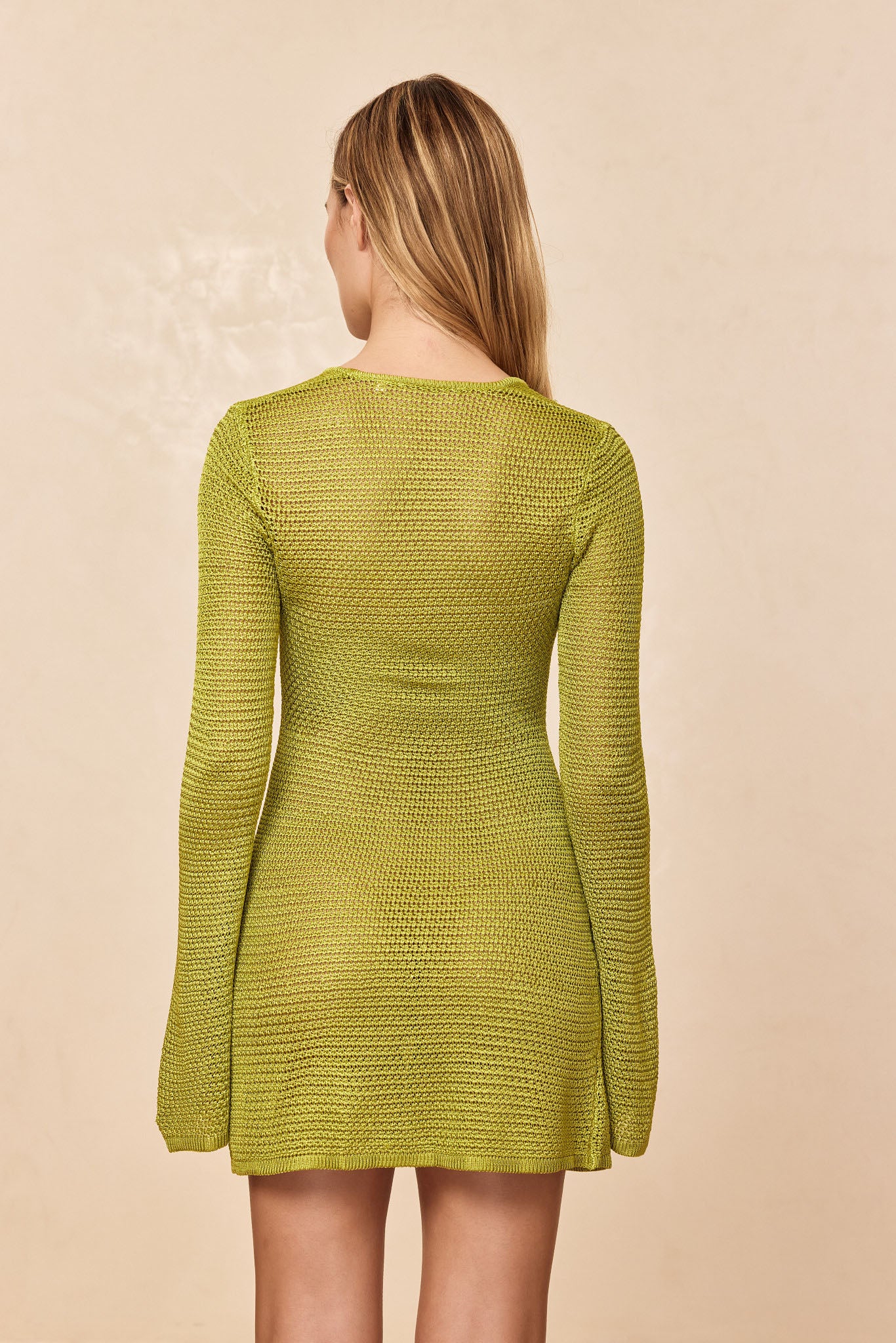 Montego Mini Dress - Apple Treble Knit - Image 3