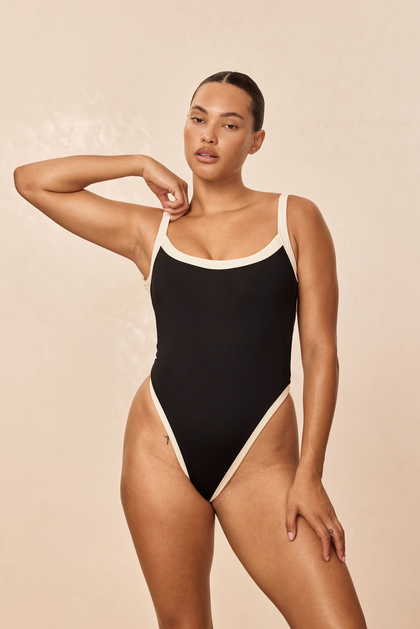 Barcelona One Piece - Black/Ivory - Image 6