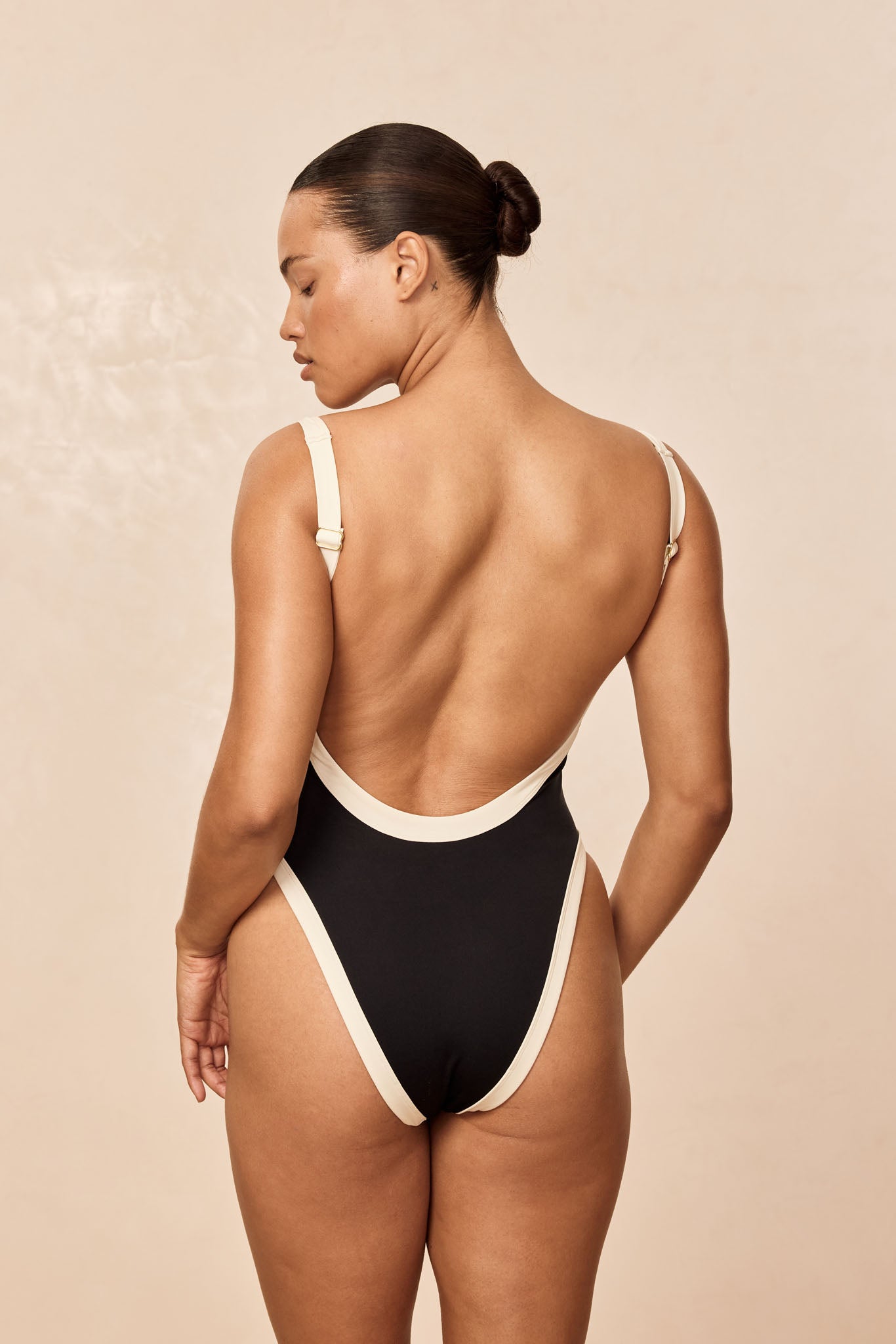 Barcelona One Piece - Black/Ivory - Image 7