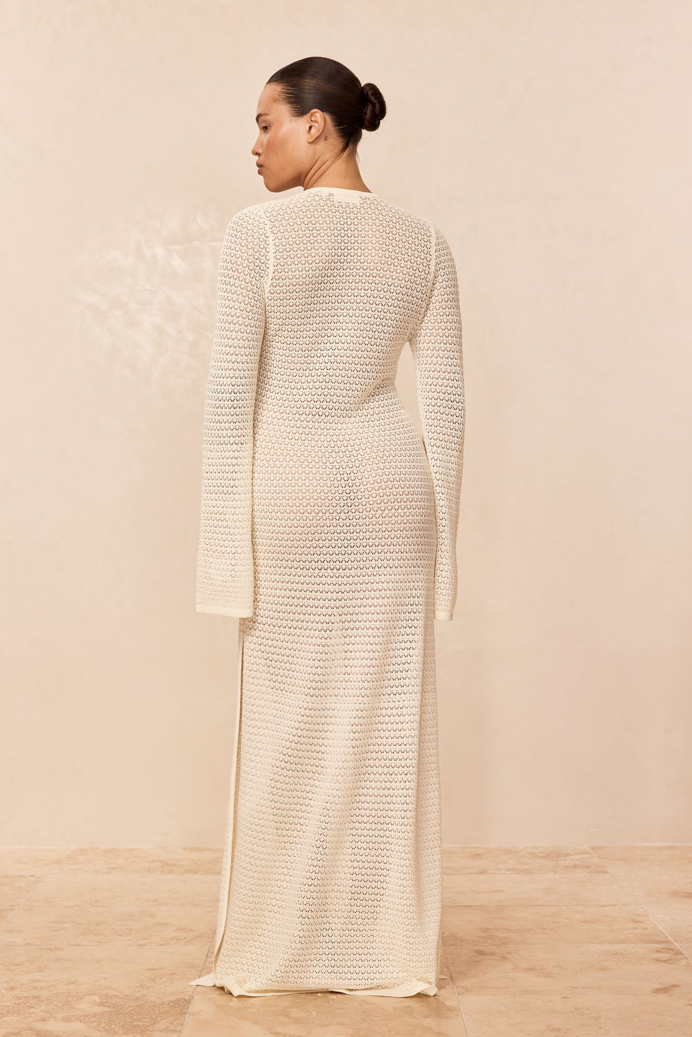 Corossol Dress - Ivory Lace Crochet - Image 6