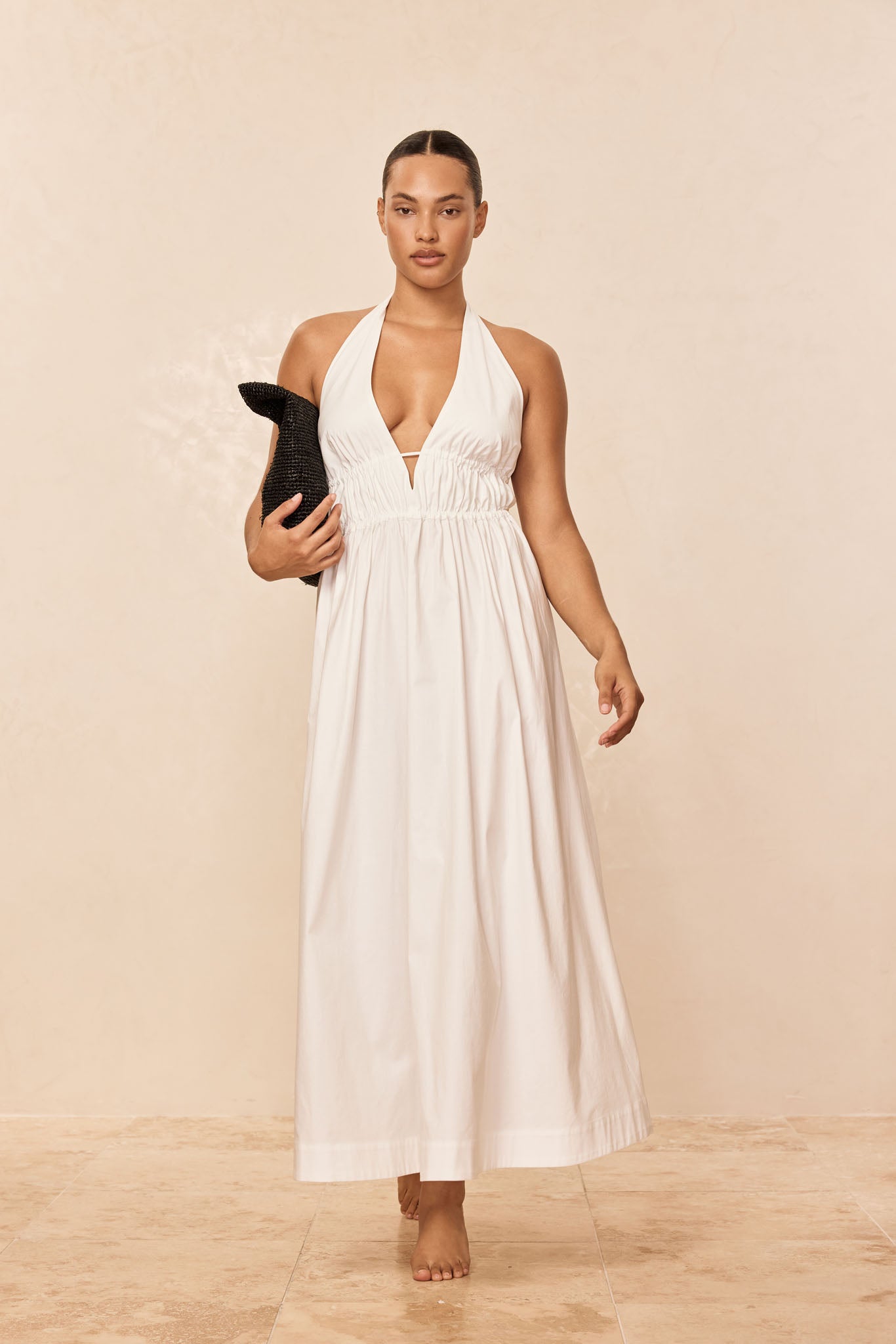 Santa Cruz Dress - White - Image 3