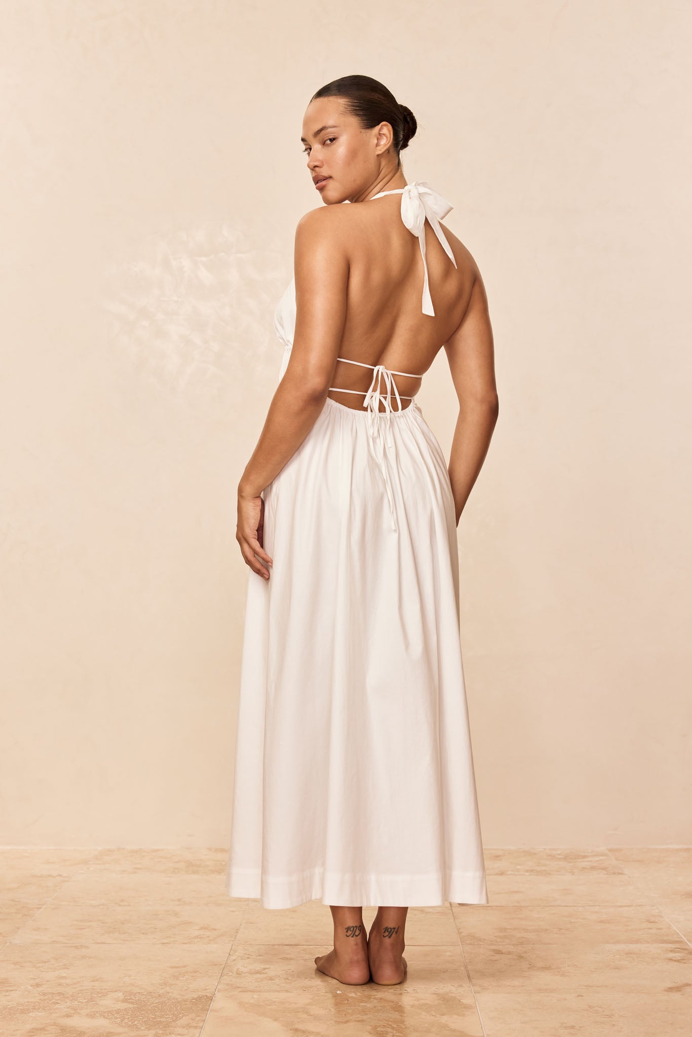 Santa Cruz Dress - White - Image 4