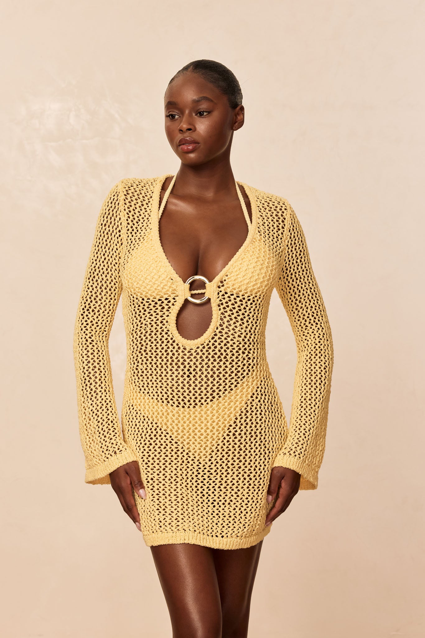 Montego Mini Dress - Honey Petit Crochet - Image 3