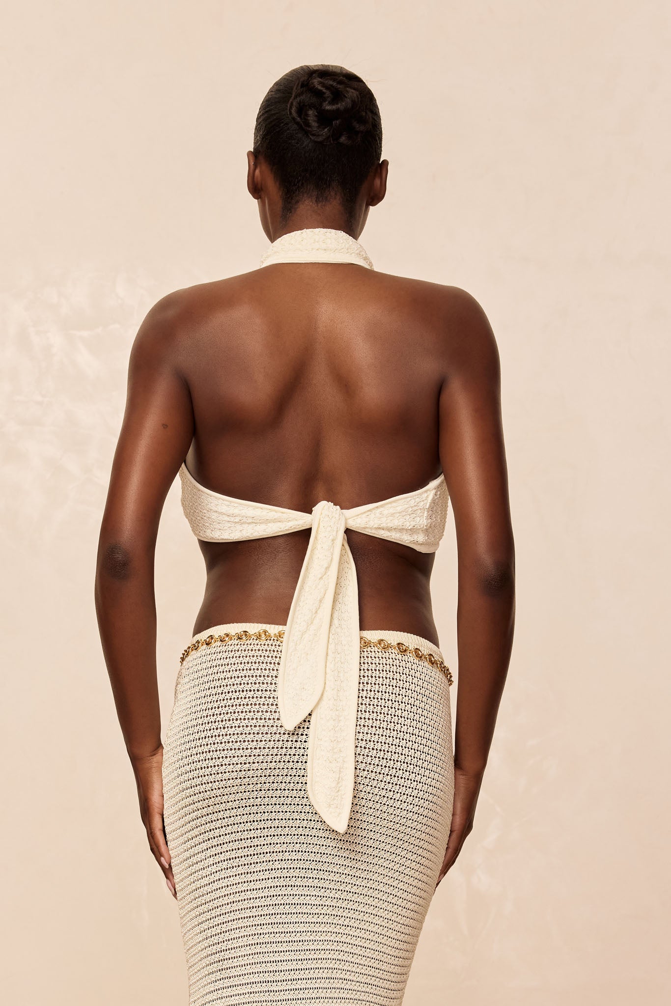 Ramatuelle Top - Ivory Lace Crochet - Image 6