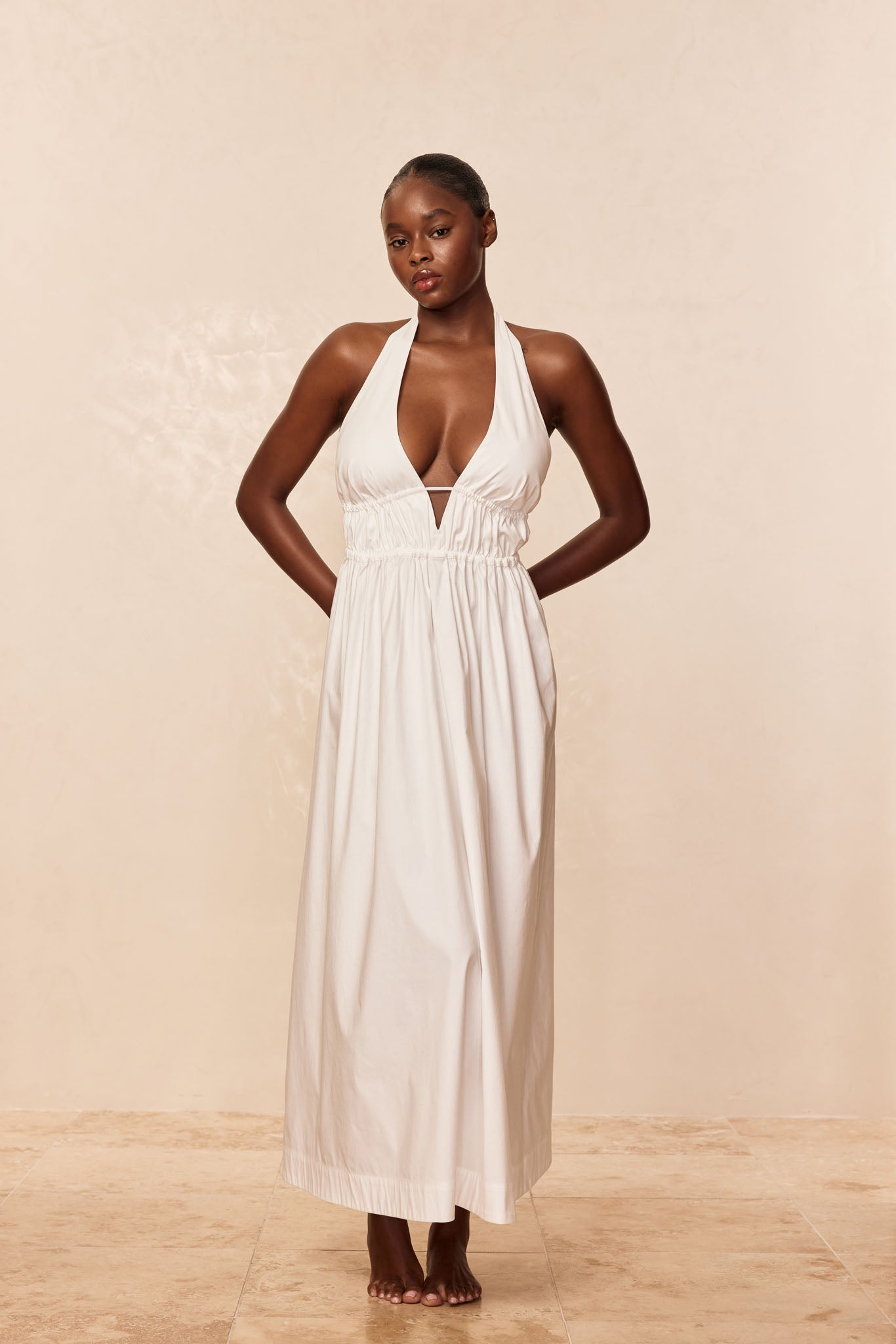 Santa Cruz Dress - White - Image 5