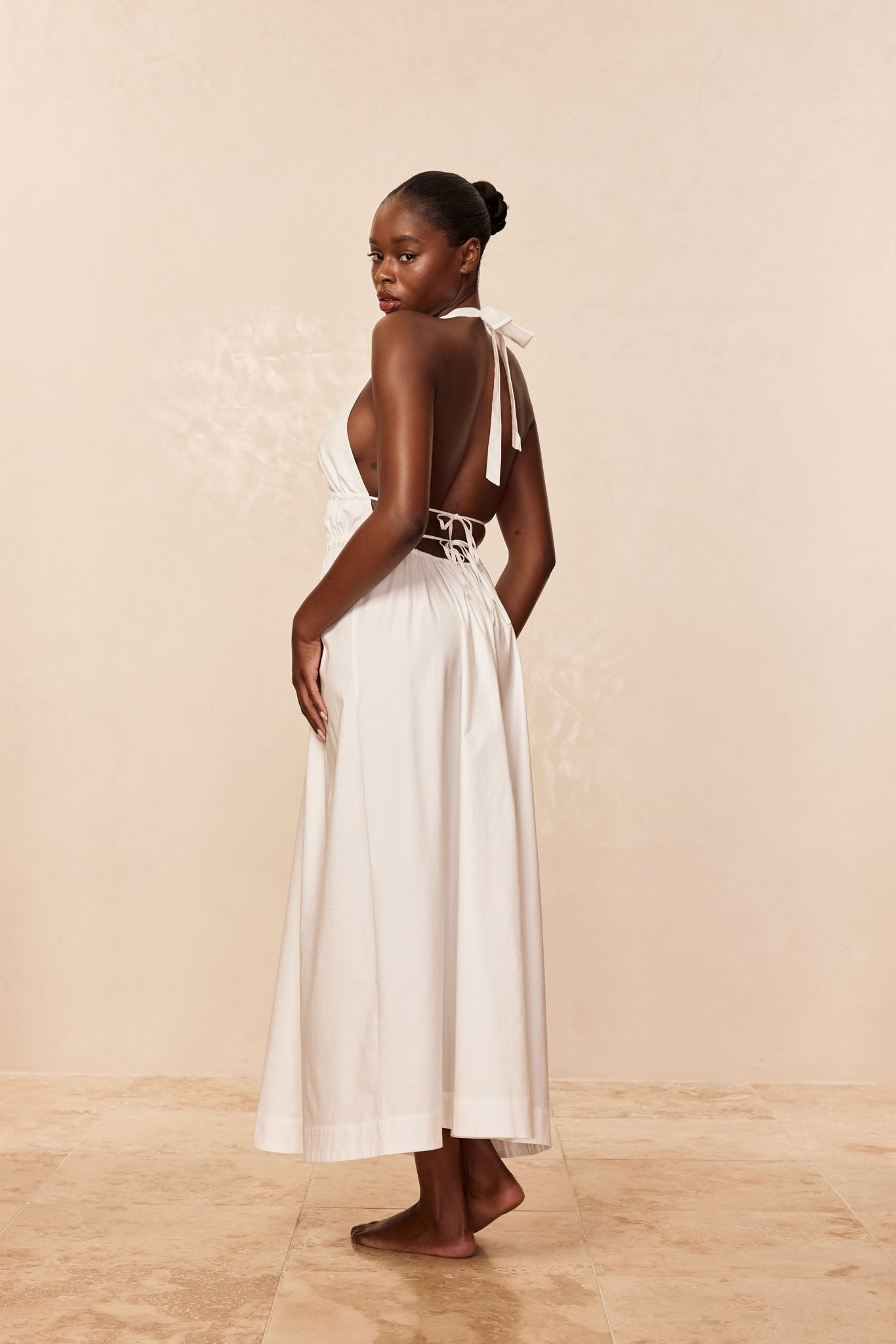 Santa Cruz Dress - White - Image 6