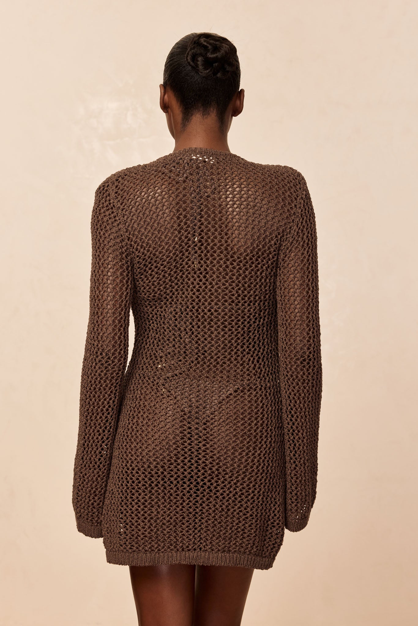 Montego Mini Dress - Stone Petit Crochet - Image 6