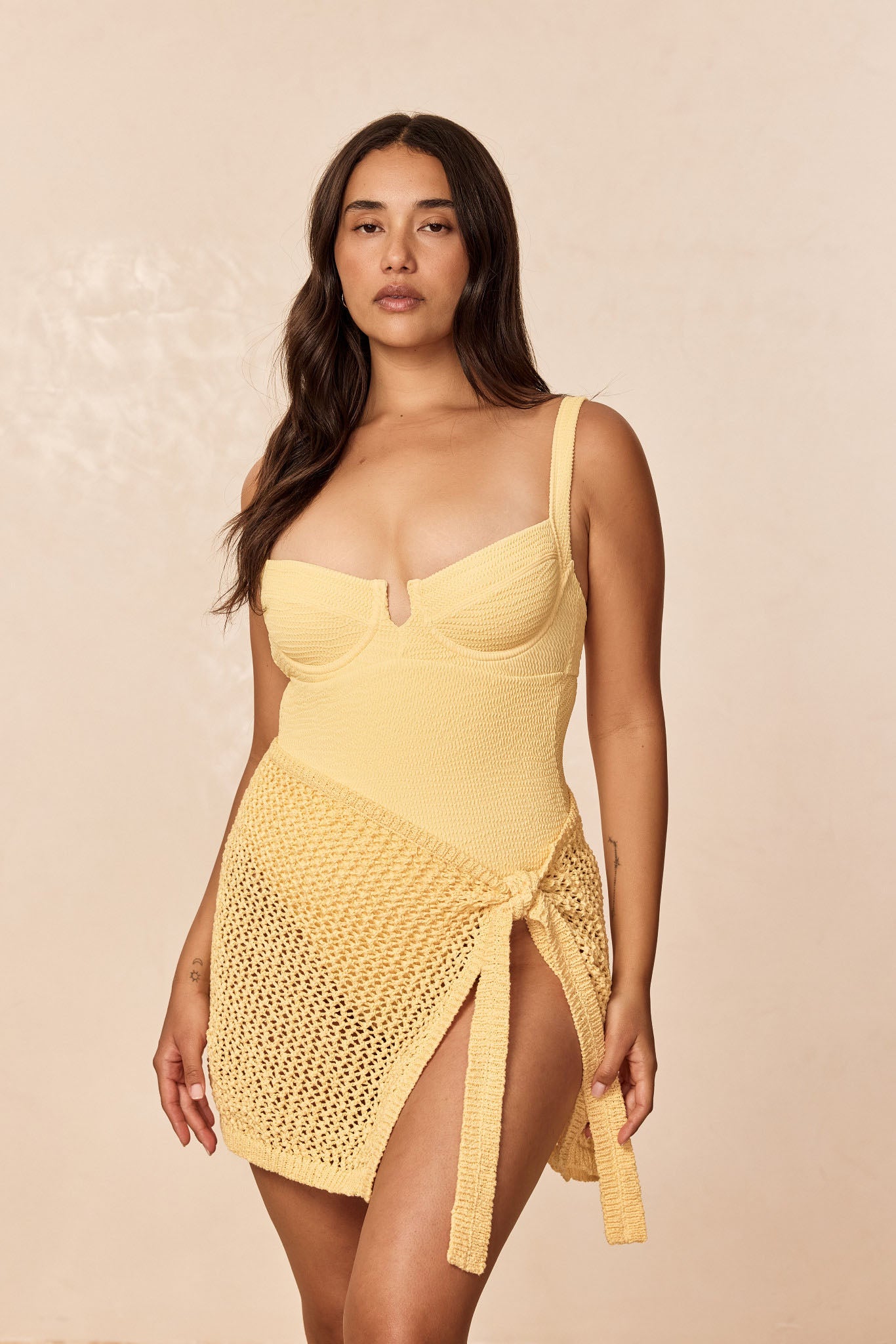 Clovelly One Piece - Honey Crinkle - Image 8