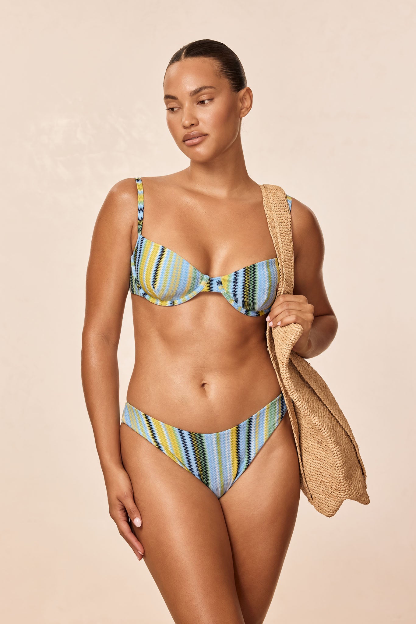 Byron Bottom - Sardinia Stripe Azure - Image 5