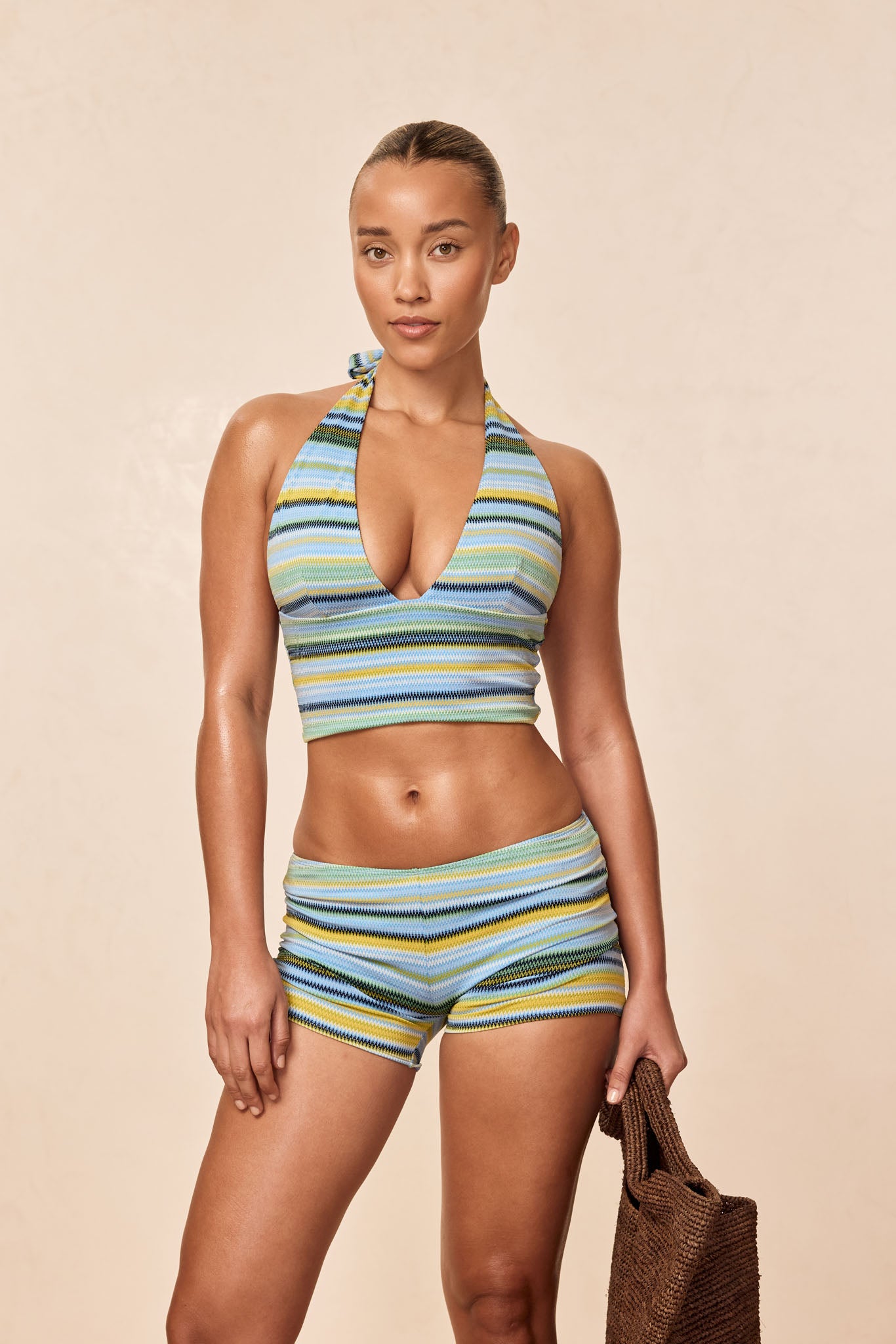 Toulon Top - Sardinia Stripe Azure - Image 5