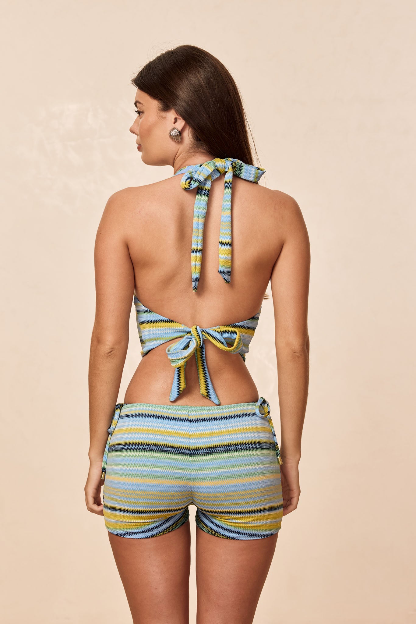 Toulon Top - Sardinia Stripe Azure - Image 8