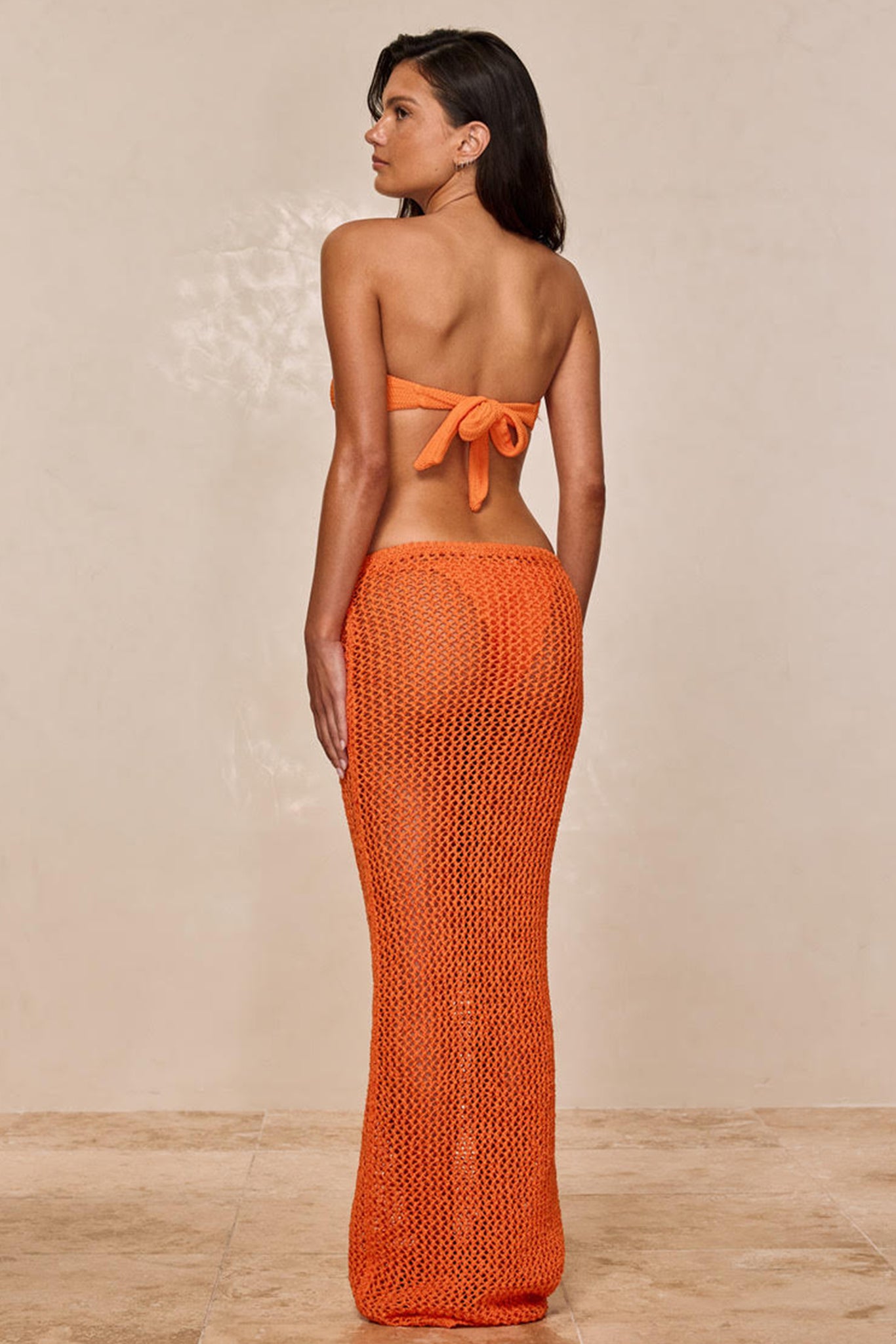 Fontelina Skirt - Tangerine Petit Crochet - Image 5
