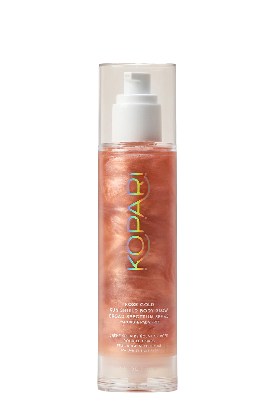 Rose Gold Sun Shield Body Glow Sunscreen SPF 45