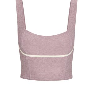 Zion Tank - Heather Mauve/Ivory