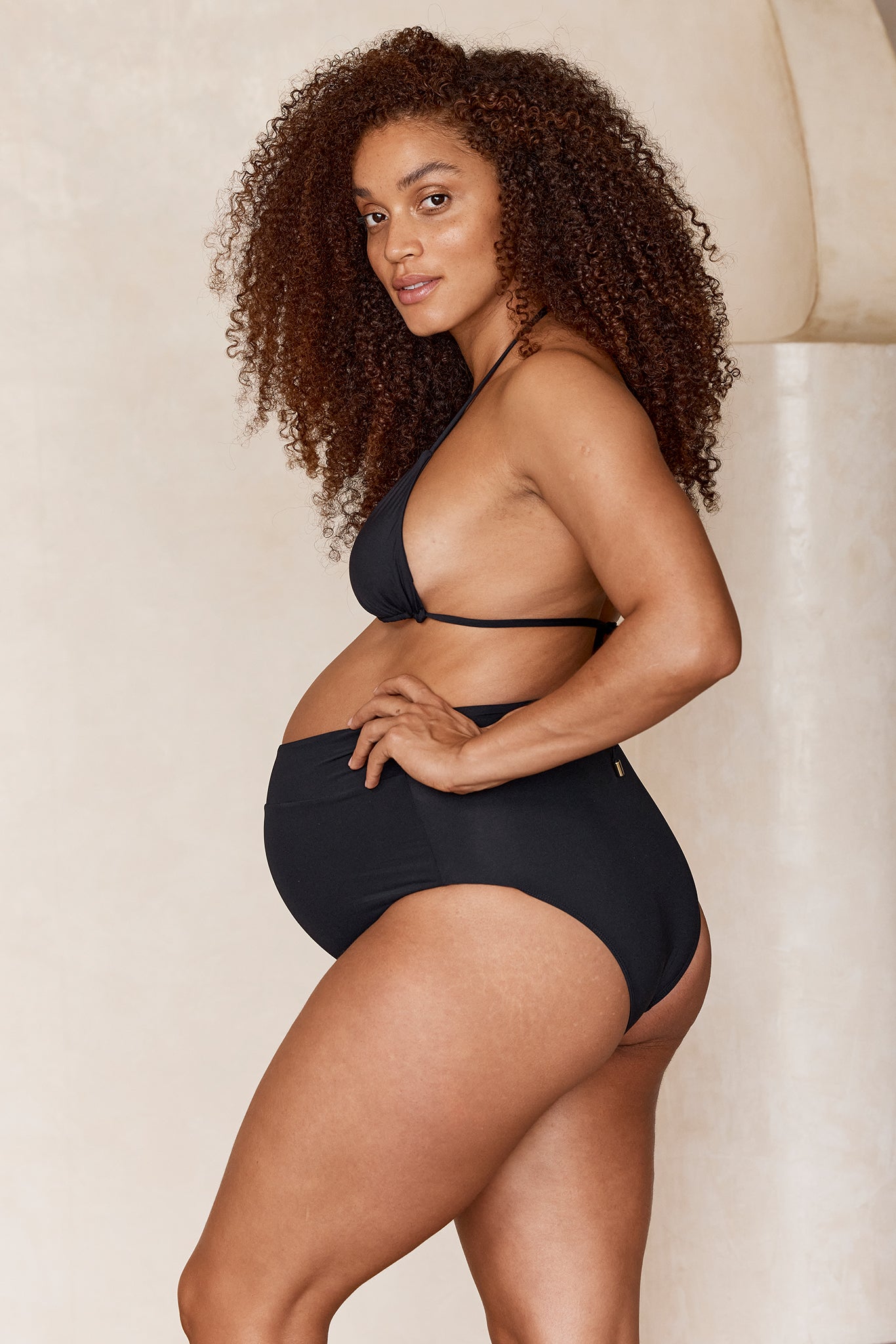 Maternity Sorrento Bottom - Black - Image 4