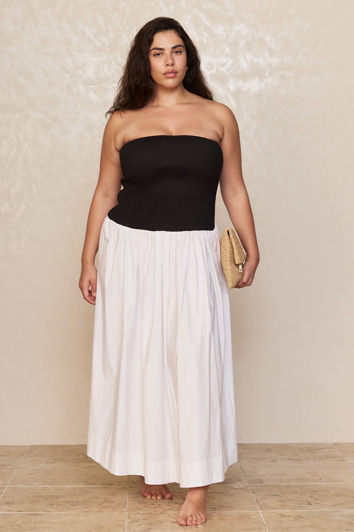 Rio Dress - White/Black - Image 5