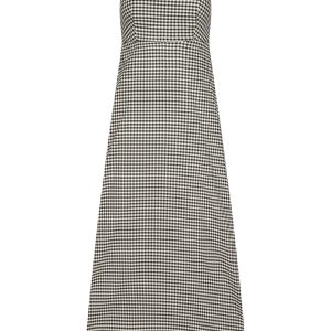 Montpellier Dress - Black Gingham