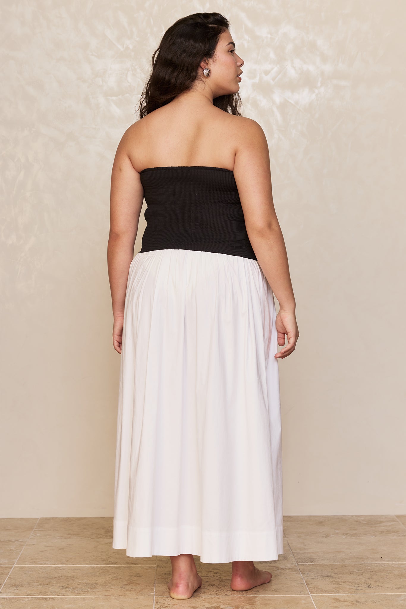 Rio Dress - White/Black - Image 6