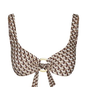 Barbuda Top - Husk Geo