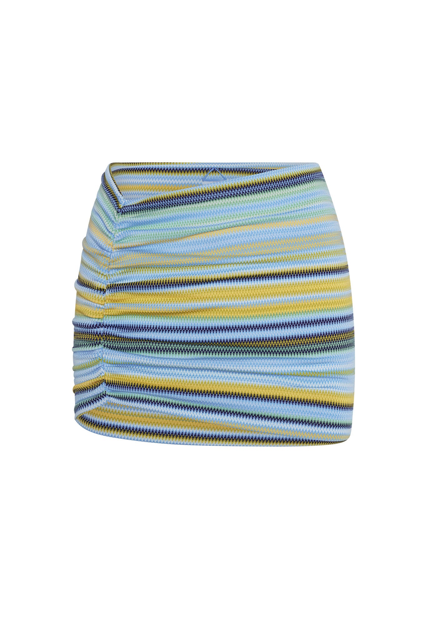 Bimini Skirt - Sardinia Stripe Azure